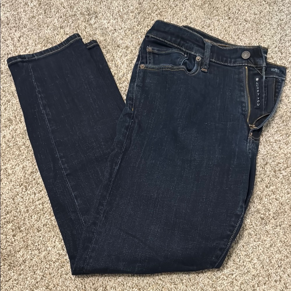 Dark Blue Denim Jeans